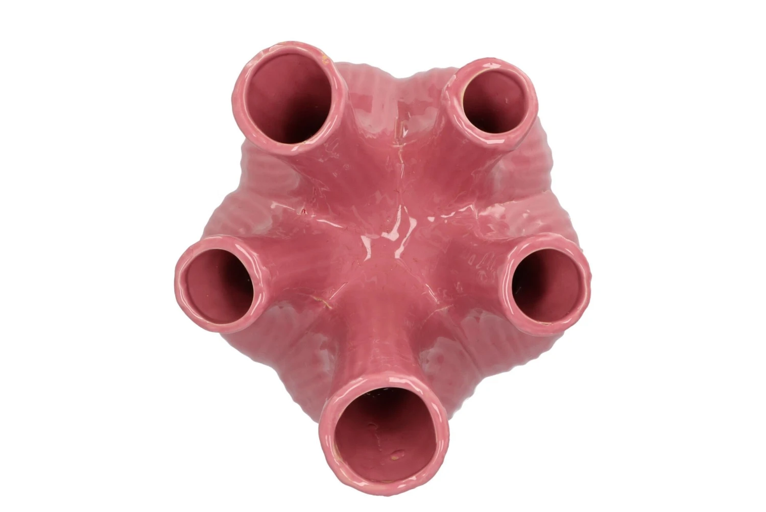 Aglio Vaas Glanzend Roze 22x28cm 2 Aglio Vaas Glanzend Roze 22x28cm - Afbeelding 2