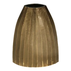 Bloemenvaas Brass Antique - 23,5 X 8 X 41 Cm