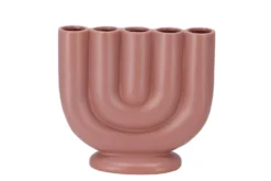 Bukan Nude Mat 5-tube Vaas 21x9x20cm