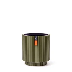 Capi Europe Vaas Cilinder Groove 19x21 Groen
