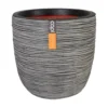 Capi Nature Rib NL Pot Bol Antraciet - 43x41cm