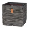 Capi Nature Rib NL Pot Vierkant Antraciet - 30x30x30cm