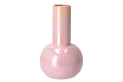 Daira Parel Roze Vaas Tube 18x30cm