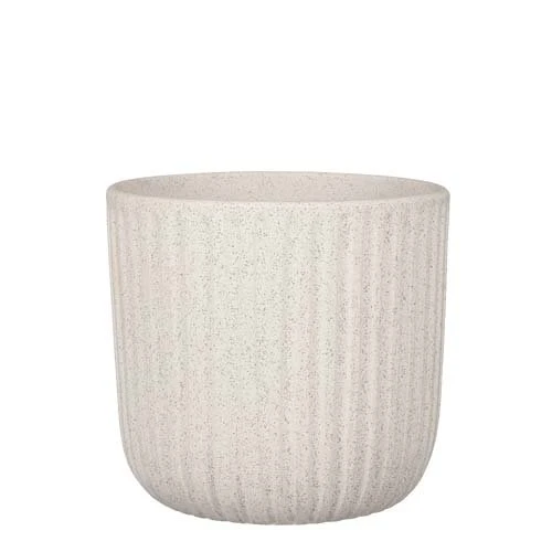 Dante Pot Rond Off White - H22xd24cm 1 Dante Pot Rond Off White - H22xd24cm