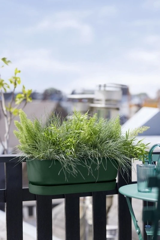 Elho Plantenbak Greenville Easy Balcony 52cm Groen 5 Elho Plantenbak Greenville Easy Balcony 52cm Groen - Afbeelding 5