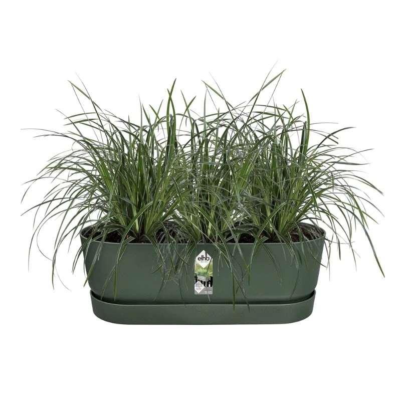 Elho Plantenbak Greenville Easy Balcony 52cm Groen 2 Elho Plantenbak Greenville Easy Balcony 52cm Groen - Afbeelding 2