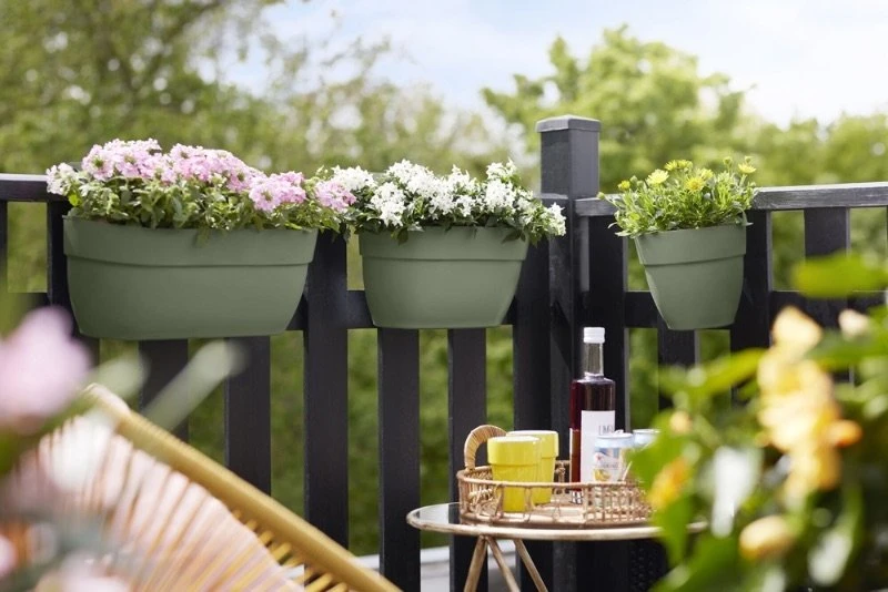 Elho Plantenbak Vibia Campana Easy Hanger Large Groen 5 Elho Plantenbak Vibia Campana Easy Hanger Large Groen - Afbeelding 5