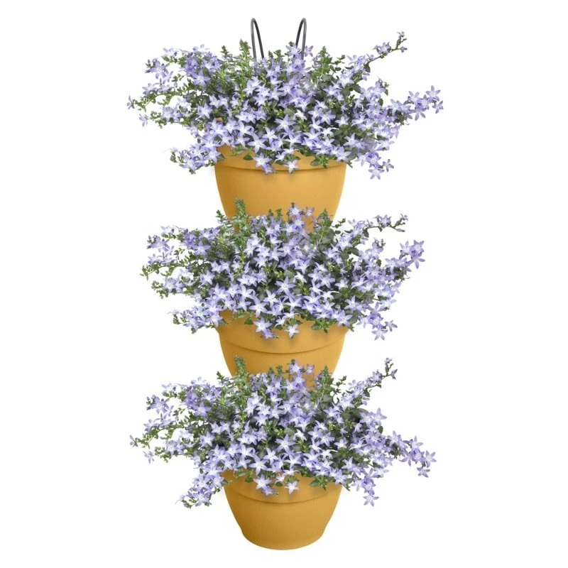 Elho Plantenbak Vibia Campana Vertical Forest Set/3 Geel 3 Elho Plantenbak Vibia Campana Vertical Forest Set/3 Geel - Afbeelding 3