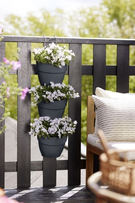 Elho Plantenbak Vibia Campana Vertical Forest Set/3 Grijs 6 Elho Plantenbak Vibia Campana Vertical Forest Set/3 Grijs - Afbeelding 6