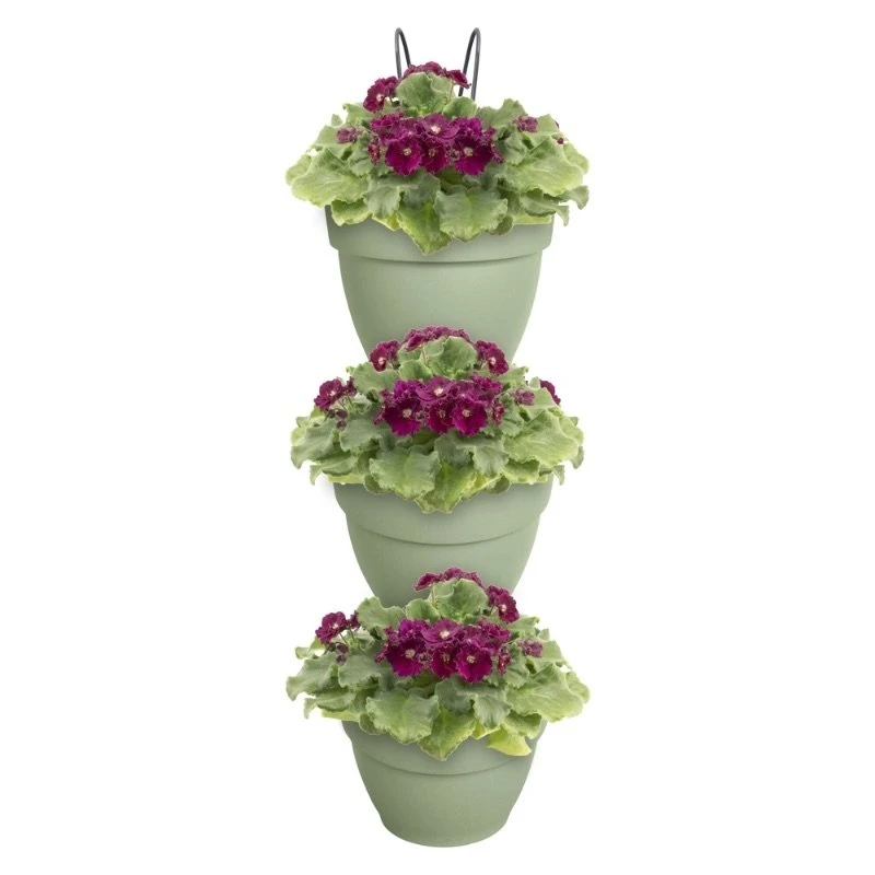 Elho Plantenbak Vibia Campana Vertical Forest Set/3 Groen 2 Elho Plantenbak Vibia Campana Vertical Forest Set/3 Groen - Afbeelding 2