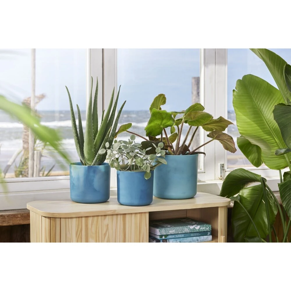 Elho The Ocean Collection Round 22 Cm Blauw 7 Elho The Ocean Collection Round 22 Cm Blauw - Afbeelding 7