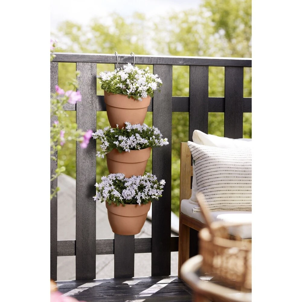 Elho Vibia Campana Vertical Forest Set/3 Bruin 2 Elho Vibia Campana Vertical Forest Set/3 Bruin - Afbeelding 2