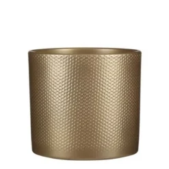 Era Pot Rond Goud Relief - H21,5xd23cm