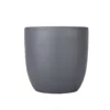 Fibre Clay Pot 28x28x27 - Donkergrijs
