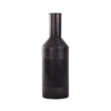 Fles Metaal Rustique Black - H 57 X D 18 Cm