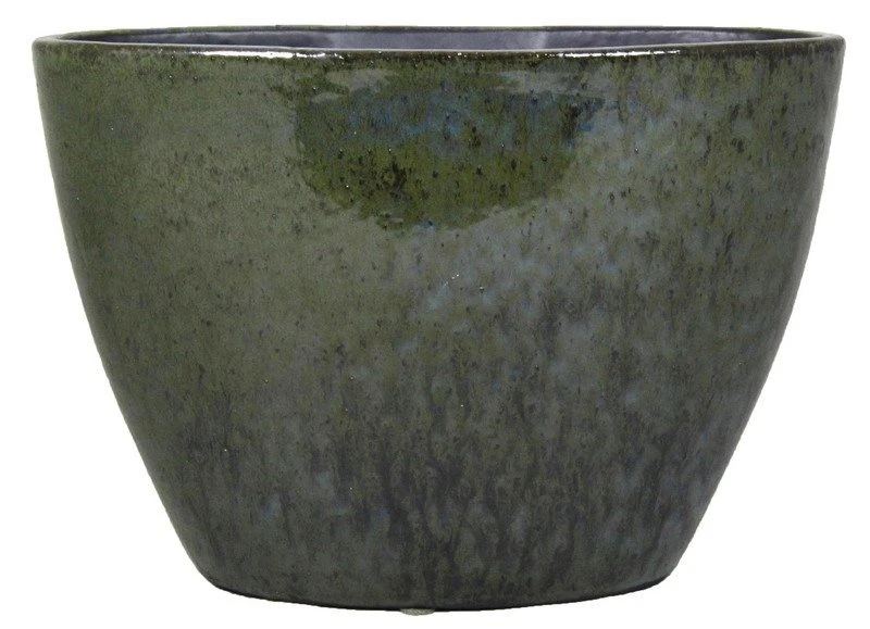 Floran Ovaal Mason 32x15x22cm Groen/blauw 1 Floran Ovaal Mason 32x15x22cm Groen/blauw