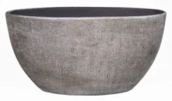 Floran Ovaal Mira 49x20x25cm Industrieel Wit