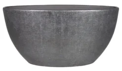 Floran Ovaal Mira 49x20x25cm Industrieel Zwart