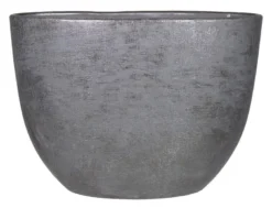 Floran Ovaal Mira 50x20x36cm Industrieel Zwart