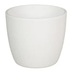 Floran Pot Boule D25 H22.5cm Wit Mat Es/21
