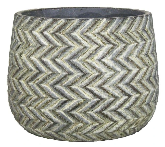 Floran Pot Chicago D22.5 H18cm Ind.zwart 1 Floran Pot Chicago D22.5 H18cm Ind.zwart