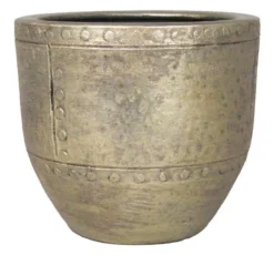Floran Pot Fien D39 H36cm Industrieel Goud