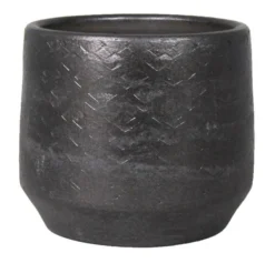 Floran Pot Noor D23/24 H22.5cm Industrieel Zwart