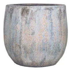 Floran Pot Oceaan D34 H31cm Blauw