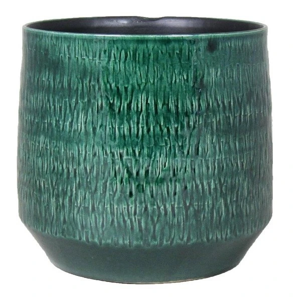 Floran Pot Saar D25.5/27 H25cm Groen 1 Floran Pot Saar D25.5/27 H25cm Groen