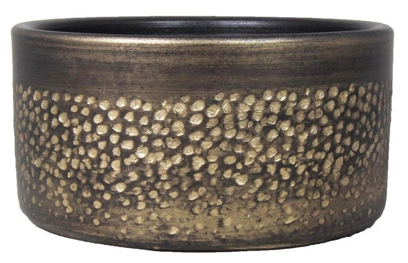 Floran Schaal Emma D29 H14cm Goud 1 Floran Schaal Emma D29 H14cm Goud