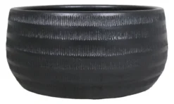 Floran Schaal Lena D29 H14cmcm Zwart Mat