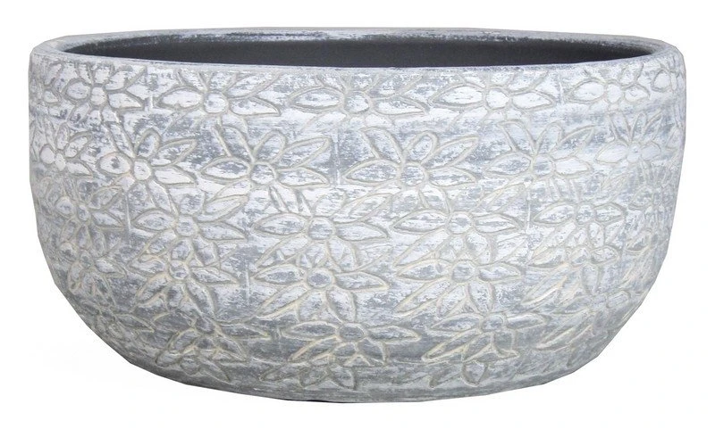 Floran Schaal Liset D23 H11cm Grijs 1 Floran Schaal Liset D23 H11cm Grijs