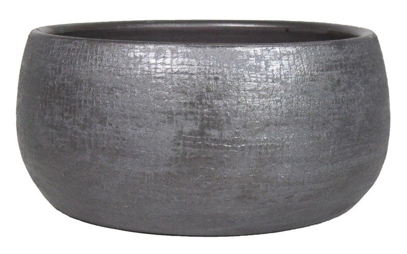 Floran Schaal Mira D34 H15cm Industrieel Zwart 1 Floran Schaal Mira D34 H15cm Industrieel Zwart