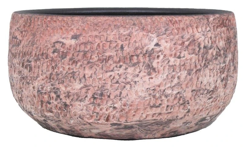 Floran Schaal Thijs D28 H13cm Oud Roze 1 Floran Schaal Thijs D28 H13cm Oud Roze