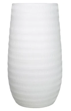 Floran Vaas Lena D26 H50cm Wit Mat