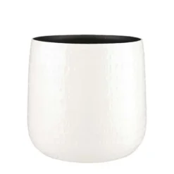 Floyd Pot Rond Wit - H30xd32cm