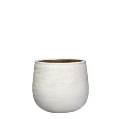 Gabriel Pot Rond Wit - H19xd21cm