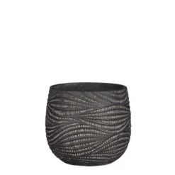 Hendrick Pot Rond Bruin - H17xd19cm