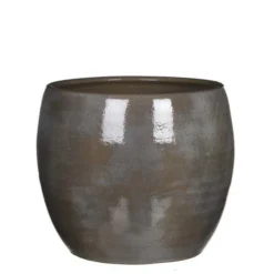 Lester Pot Rond D.grijs - H26xd28cm