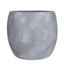 Lester Pot Rond L.grijs Stone - H35xd38cm