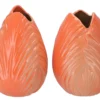 Menton Tulp Vaas Oranje 24x24x33cm