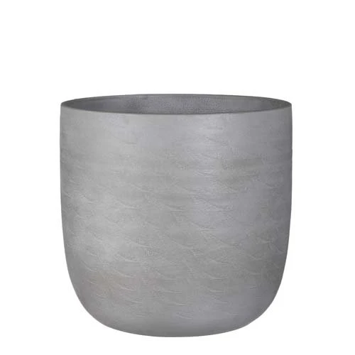 Nora Pot Rond L.grijs - H31xd34cm 1 Nora Pot Rond L.grijs - H31xd34cm