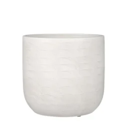 Nora Pot Rond Off White - H24xd25cm