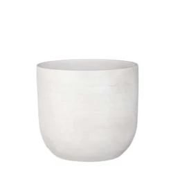 Nora Pot Rond Off White - H27xd30cm