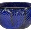 Portly Bowl Fishbone Falling Blue - Ø 40 X H 21,5