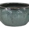 Portly Bowl Fishbone Moss Green - Ø 40 X H 21,5 Cm