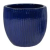 Portly Egg Rib Falling Blue - Ø 50 X H 45 Cm