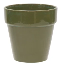 Pot Grace Basic Moss Green − Ø 25 X H 25 Cm