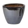 Pot Grace Oval High Bronze − B 23 X D 12 X H 17 Cm