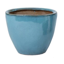 Pot Grace Oval High Celadon − B 23 X D 12 X H 17 Cm